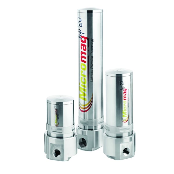 Micromag MicroMag 5" Magnetic Filter, Stainless Steel base and Stainless steel bowl - MM5/HP/80NPT