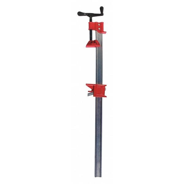 Bessey 96 in Bar Clamp, Cast Iron Handle and 2 in Throat Depth - IBEAM96