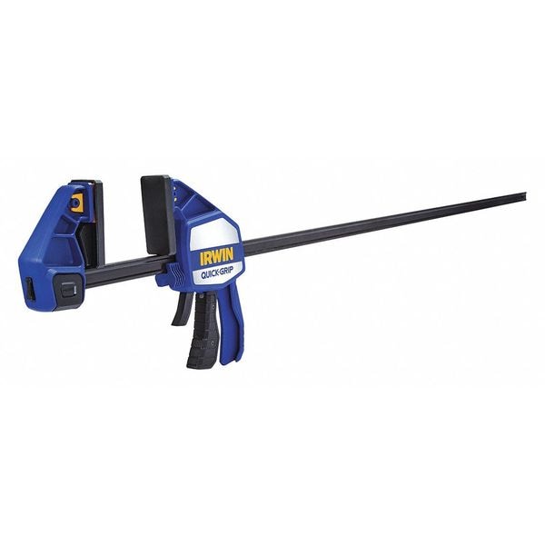 Irwin 50" Bar Clamp, High Impact Plastic Resin Handle and 3 5/8 in Throat Depth - 1964716