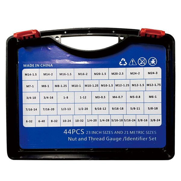 Hhip 44 Piece #61in & M3M24 Metric Thread Detective Set - 4901-0036