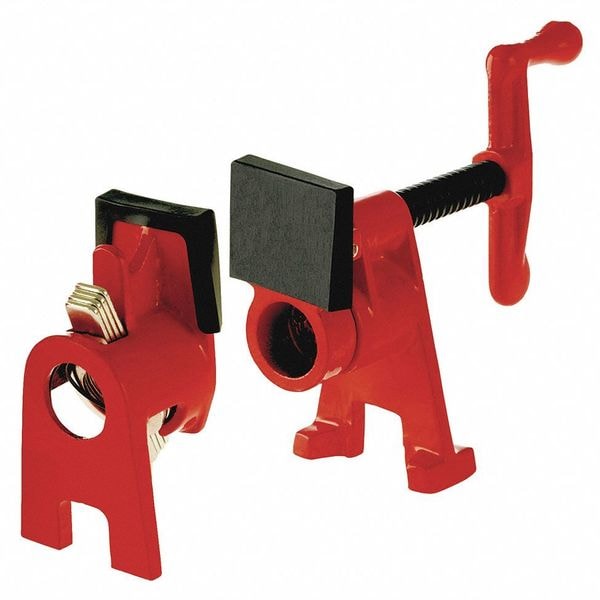 Bessey Pipe Clamp, Cast Iron Handle and 2-1/8" Throat Depth - BPC-H34
