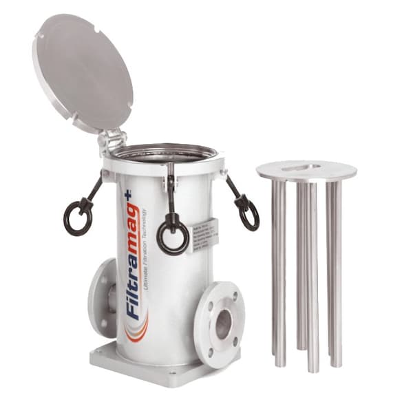 Filtramag Filtramag+ 1.5" ANSI flange, 3 Rod Magnetic Filter, High Power Magnet - FM1.5+/ANSI/11K