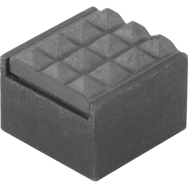 Kipp Gripper Square M05, Form:B Tool Steel, Comp:Carbide, A=12 - K0387.12057