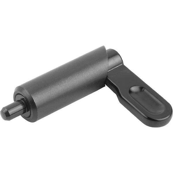 Kipp Cam-Action Indexing Plung Smooth Version, D=5, D1=10, Form:F, Steel - K0639.090510