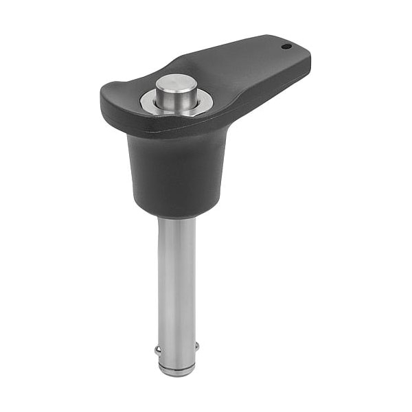 Kipp Ball Lock Pins with L-grip, self-locking, precipitation hardened - K0792.112605015