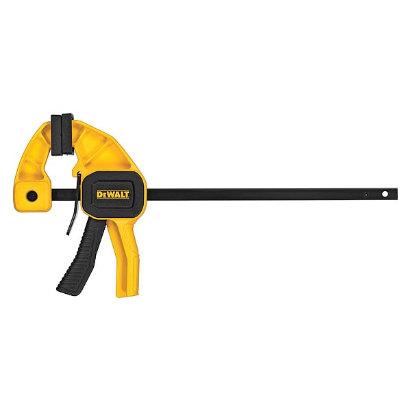 Dewalt 4-1/2" Bar Clamp, Nylon Handle and 1 1/2 in Throat Depth - DWHT83191