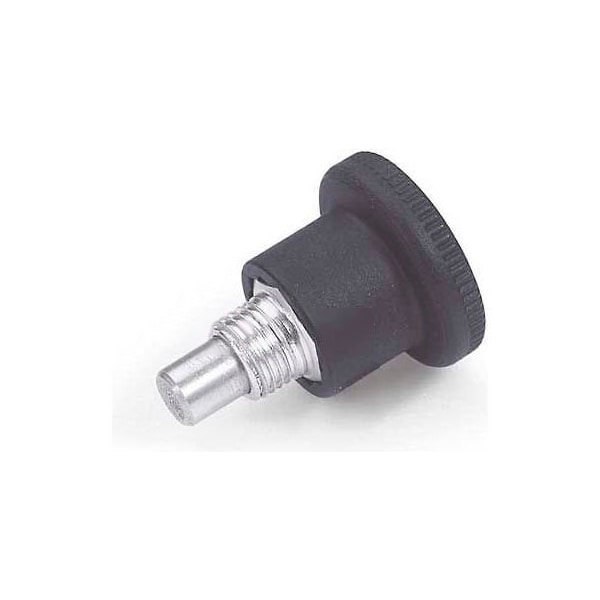 J.W. Winco Indexing Plunger Mini w/ Hidden Lock Zinc 5.0x18.0N Pressure M10x1 Thread 6x7mm Pin - 100XRM2