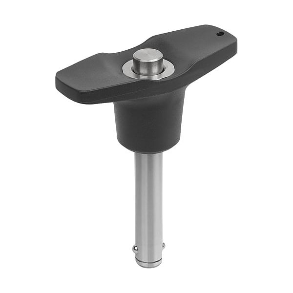 Kipp Ball Lock Pins with T-grip, self-locking, precipitation hardened - K0792.216308035
