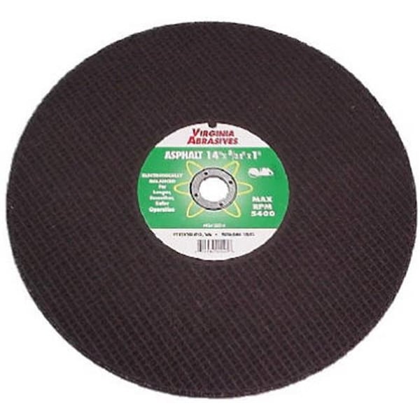 Virginia Abrasives 424-21214 14 x 0.2 pulgadas Rueda de corte de asfalto con bono; Paquete de 10 - 755754
