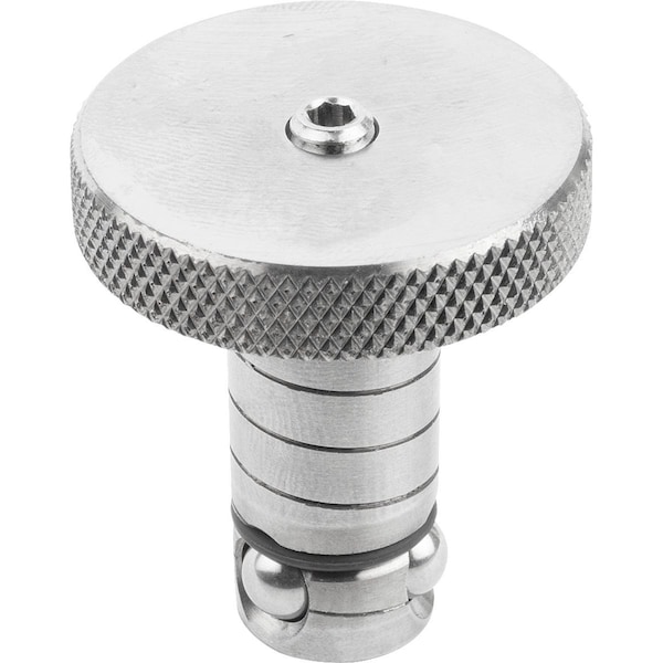 Kipp Locating Cylinder Ball Lock Stainless Steel, D=30, L=54 - K1474.30025