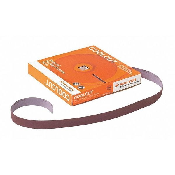 Walter Surface Technologies Lija de Mano, Rollo para Taller, 1-1/2"x50", P240 gr - 14C224