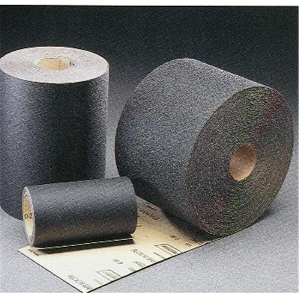 Rollo de papel para piso económico de Norton Co 23446 de 8 pulgadas x 50 yardas, grano 80-0 - 30228