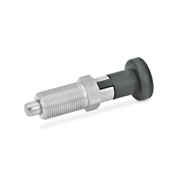 J.W. Winco GN617.1-8-M16-A-NI Indexing Plunger - 617.1-8-M16X1.5-A-NI