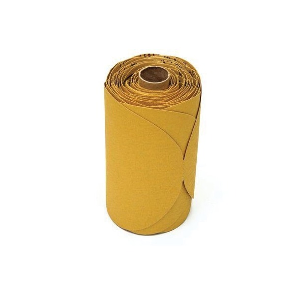 Rollo de discos Stikit Gold de 3M, 01212, 6 pulgadas, P100A5, 75 piezas - 7000118155.