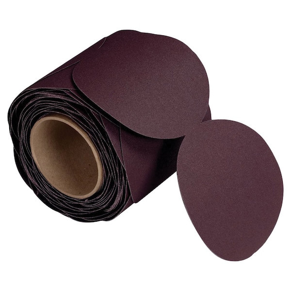 3M 61135 Rollo de discos de tela Stikit 202DZ - 5" x NH 80 Peso J, 100 discos por rollo - 7010326272