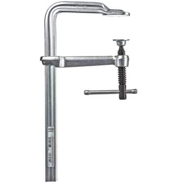 Bessey 24 in Bar Clamp, Tempered Drop-Forged Steel Handle and 4 3/4 in Throat Depth - GS60K