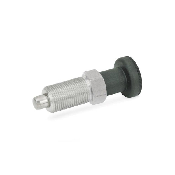 J.W. Winco GN617-6-M12-A-NI Indexing Plunger - 617-6-M12X1.5-A-NI