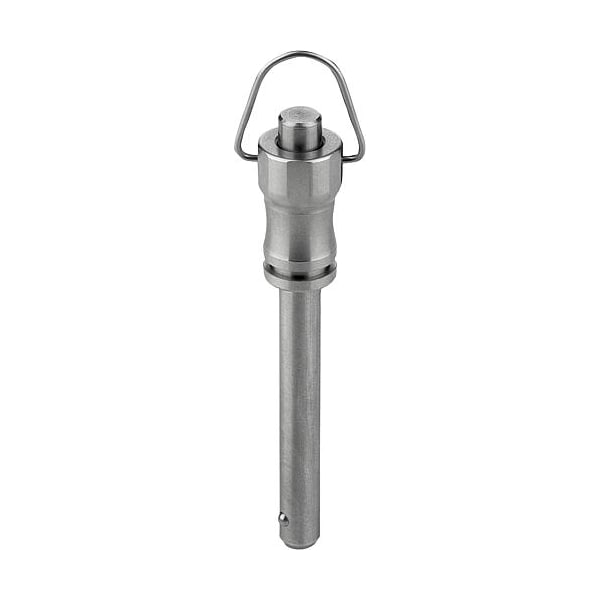 Kipp Ball lock pin, compact head without bail - K0790.111510045
