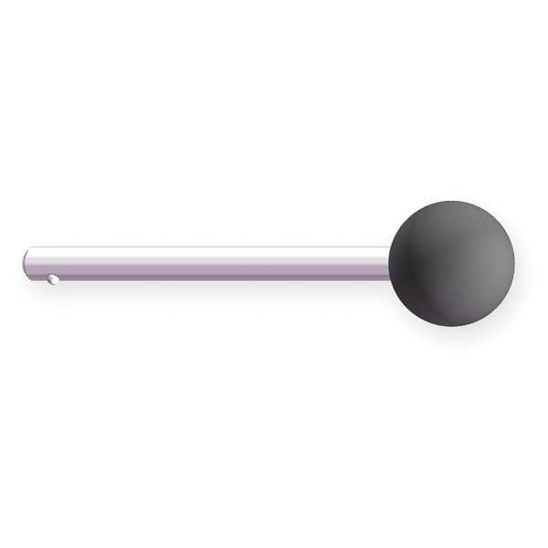 Innovative Components Detent Pin, 1.38 In Ball Knob, 1/4 In, 2 In - GN4X2250B3-D-21