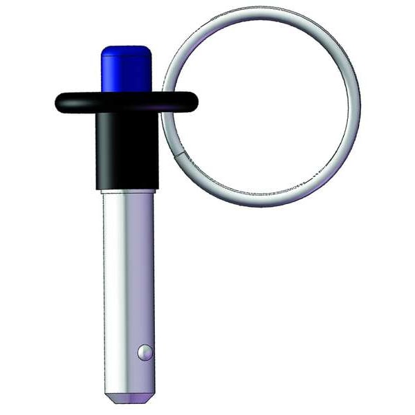 Innovative Components Btn Handle Lock Pin w/Ring, 1-1/2, 3/16, SS - GL3X1500B----X0