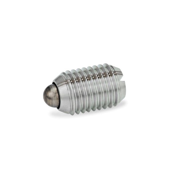 J.W. Winco GN615.1-M10-BSN Spring Plunger Stainless - 10NG14/BSN