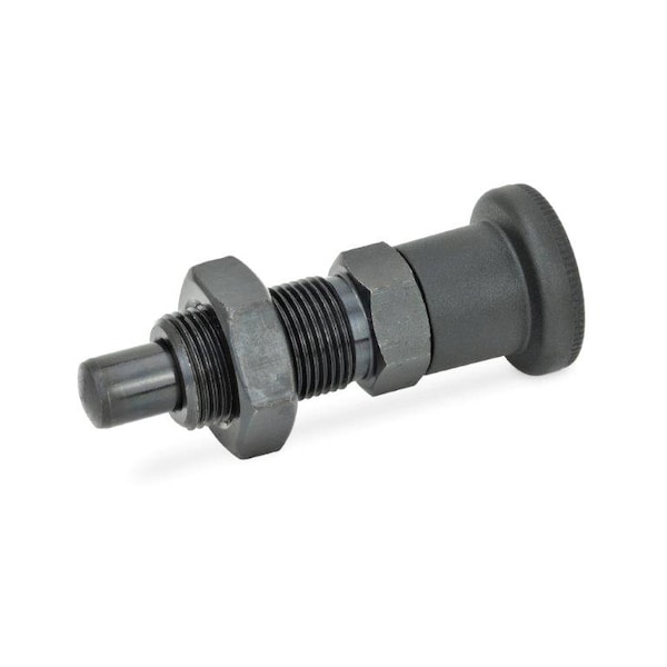 J.W. Winco GN817-5-5-M10X1-BK Indexing Plunger - 817-5-5-M10X1-BK