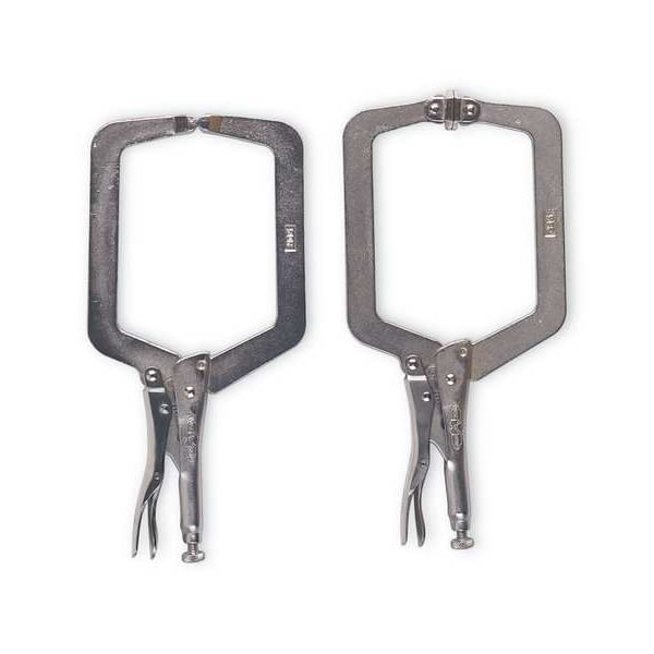 Irwin Vise-Grip 18R Locking C-Clamp, 18 in, Trigger Release, 8 in Wide-Opening, Alloy Steel - 18R