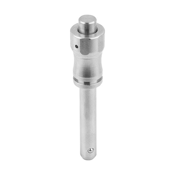 Kipp Ball Lock Pins stainless steel self-locking, Form A - K0790.002112030