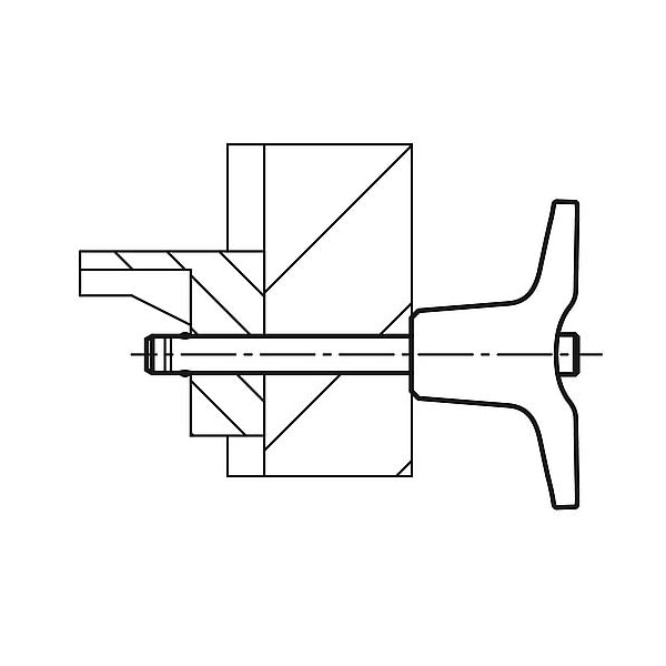 Kipp Ball Lock Pins with T-grip, self-locking, precipitation hardened - K0792.216308020