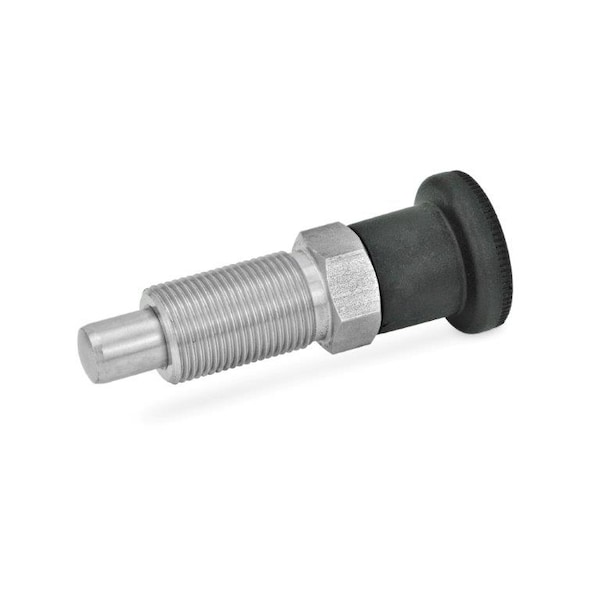 J.W. Winco GN817-5-5-M10X1-B-NI Indexing Plunger - 817-5-5-M10X1-B-NI