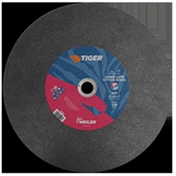Weiler 804-57092 14 x 0.09 pulgadas Ruedas para Cortar y Moler Tipo Tigre 1 de Corte Grande - 1 pulgada AH; Paquete de 10 - 804-57092