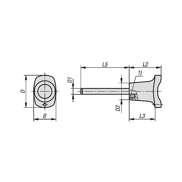 Kipp Locking Pins with magnetic axial lock - K1216.3308030