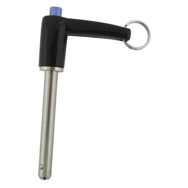 Zoro Select Ball Lock Pin, L-Handle, 3/8" Pin Dia. - LBL-136