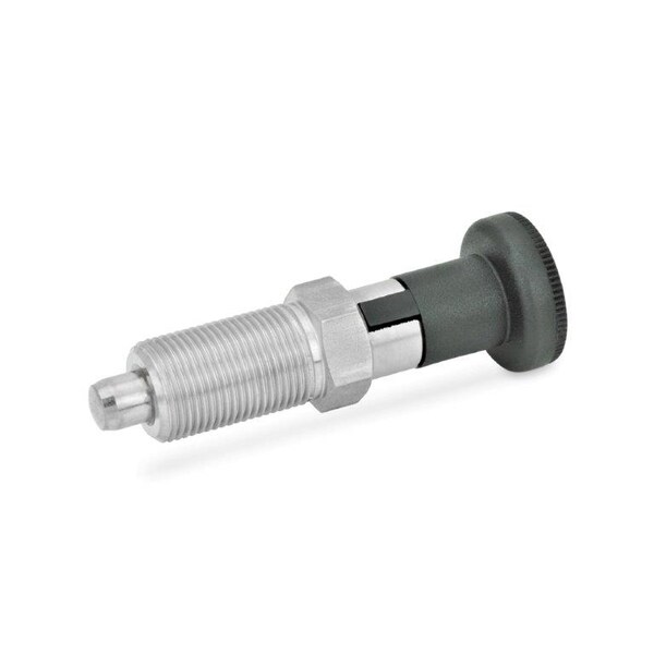 J.W. Winco GN617.1-5-M10X1-A-NI Indexing Plunger - 617.1-5-M10X1-A-NI