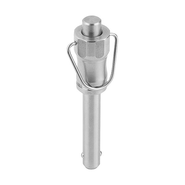Kipp Ball lock pins stainless steel self-locking, style B - K0790.101508035