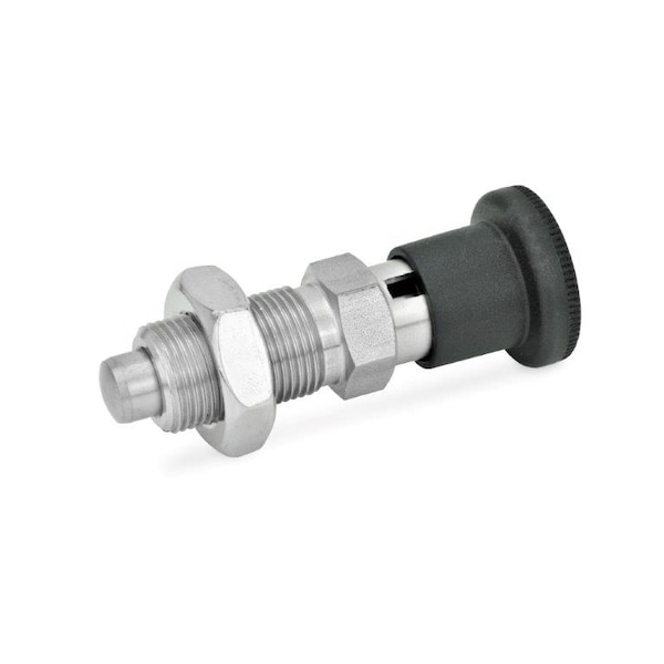 J.W. Winco GN817-6-9-M12X1.5-CK-NI Indexing Plunger - 817-6-9-M12X1.5-CK-NI