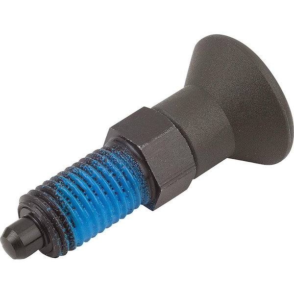 Kipp Indexing Plunger Size:2 D1=M12X1, 5, D=6, Form:Ap Wo. Groove Without Locknut, Steel Hardened,  - K1096.91206