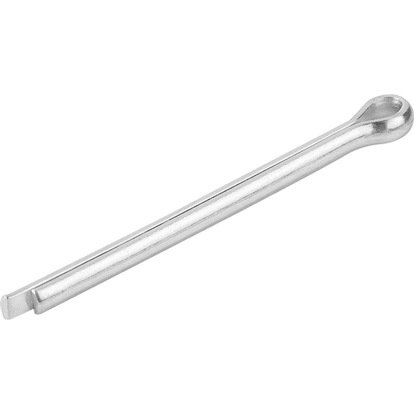 Kipp Split Pin DIN En Iso1234, L=32, D=2, Steel Electro Zinc-Plated - K1136.1020X32