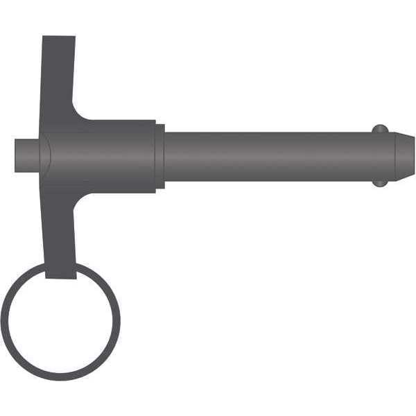 Huyett Positive Lock, 1/4" x 2-1/2", T-Handle - PLT-0250-2500
