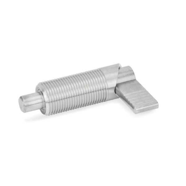 J.W. Winco GN612-6-M12X1.5-A-NI Indexing Plunger - 612-6-M12X1.5-A-NI