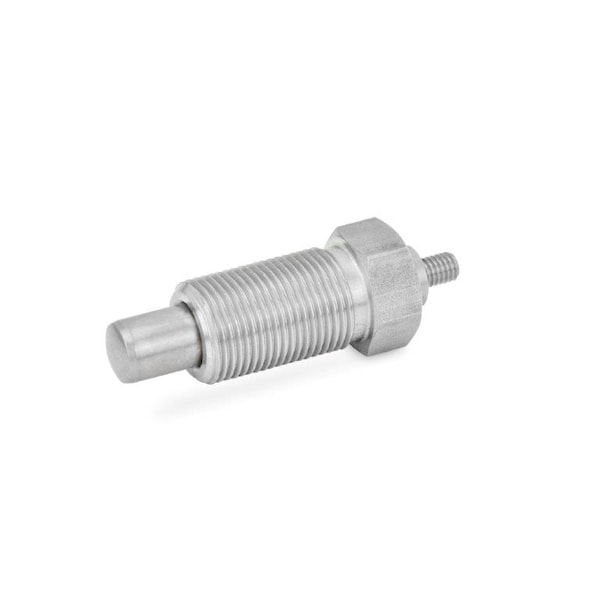 J.W. Winco GN817-8-12-M16X1.5-G-NI Indexing Plunger - 817-8-12-M16X1.5-G-NI