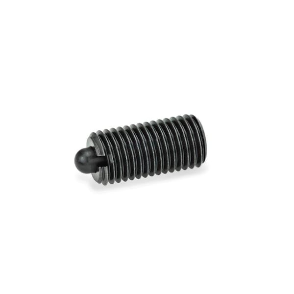 J.W. Winco GN616-M5-S Spring Plunger Steel - 5NG15/S