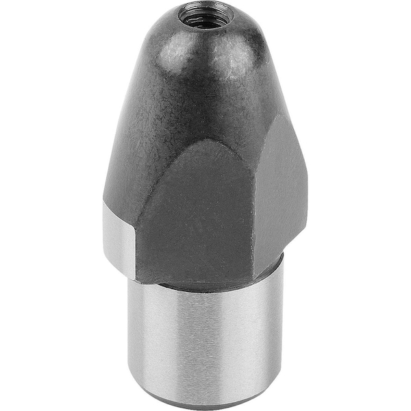 Kipp Locating Pin Short Version, Form:C, D1=20, D2=14, H=25, 5, Tool Steel - K1094.420