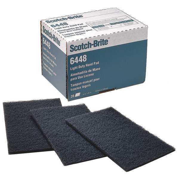 Almohadilla de Lijado Scotch-Brite, Color Gris Oscuro, 800 Granos, Paquete con 20 unidades - 7000121092