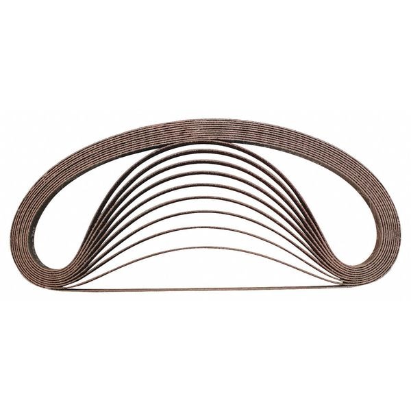 Bandas de lija Makita, 3/8" de ancho, 21" de largo, grano 80 - A-34469