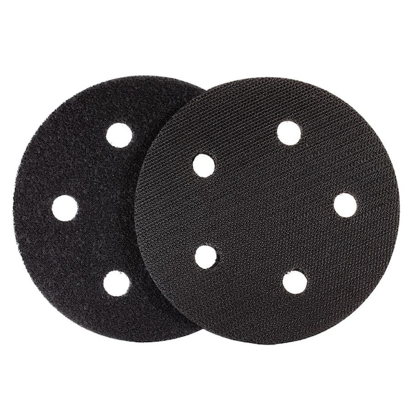 Disco de lijado Uneeda EKASAND Pad para Disco de Lijado 5 pulgadas x 5 Orificios Pad Savers Hook & Loop (Paquete de 10) - P-105694