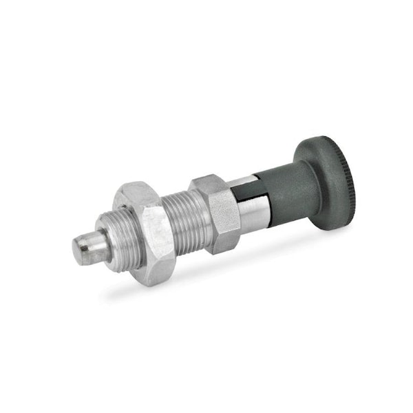 J.W. Winco GN617.1-10-M20-AK-NI Indexing Plunger - 617.1-10-M20X1.5-AK-NI