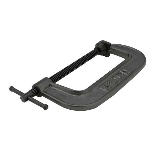 Wilton C-Clamp, 12", Iron, Regular Duty, 2850 lb., Finish: black oxide - 540A-12