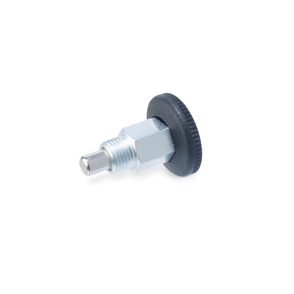 J.W. Winco GN822.1-7-B-ST Mini Indexing Plunger Steel - 822.1-7-B-ST