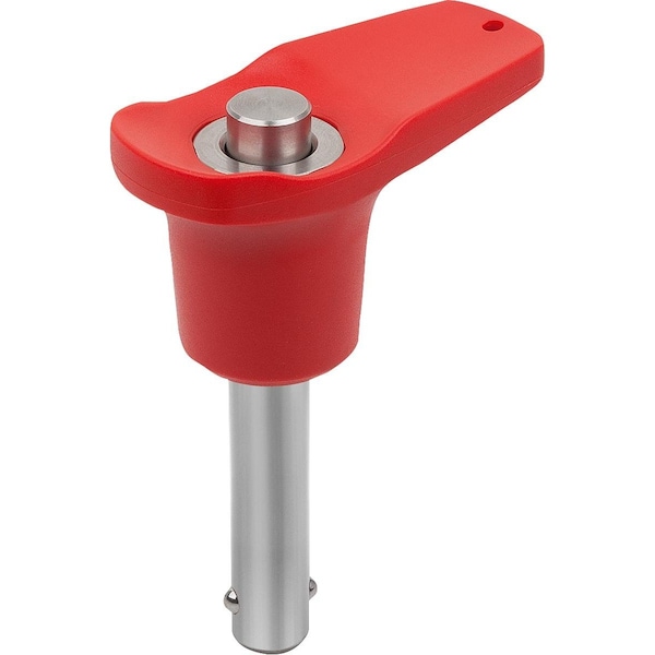 Kipp Ball Lock Pin W L-Grip, D1=12, L=70, L1=9, 9, L5=79, 9, Stainless Steel 1.4542, High Shear Strength,  - K0792.11844712070
